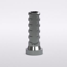 Titanium coping for Multi-unit abutment, incl. prosthetic screw, regular, for Multi-unit abutment, blue anodized 