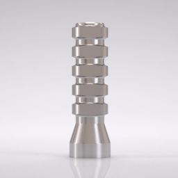 Titanium cap for crown for bar abutment 