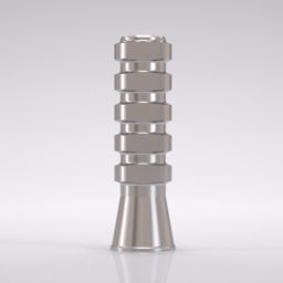 Titanium cap for bridge for bar abutment 