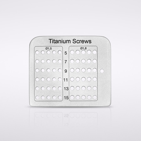 Toolbox Inlay for titanium microscrews Ø1.5 / 1.8 