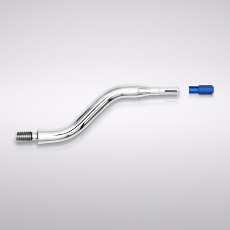 Titanium Pin-Applicator, L 56, curved 