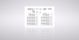 X-ray planning foil 1.25:1, for CONELOG® PROGRESSIVE-LINE implants 