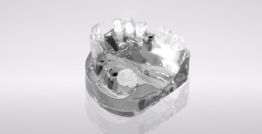 CAMLOG® Demonstration model, acrylic glass maxilla, 4x SCREW-LINE, Ø 4.3 