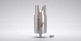 iSy® CAM Titanium blank, type AG, Ø 12, for implant Ø 3.8 / 4.4 / 5.0, L 27, (2 units) incl. abutment screw 